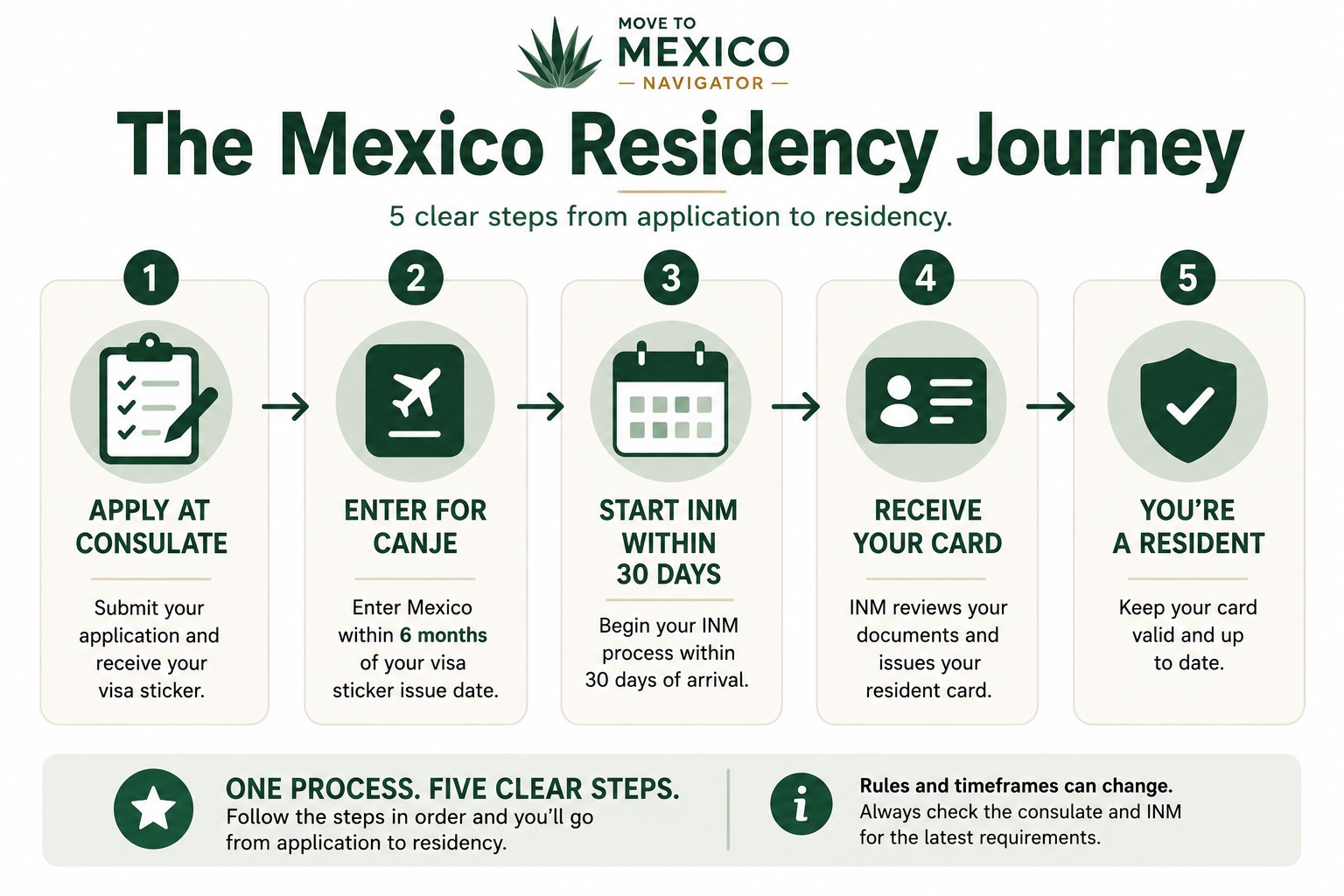 Residency Journey Infographic